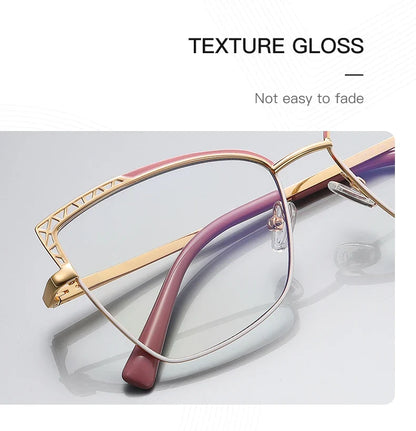 Fashion optical Frame Brand Design Women Eyeglasses Can Customized Prescription Anti-blue Light Prescription Glasses 3106