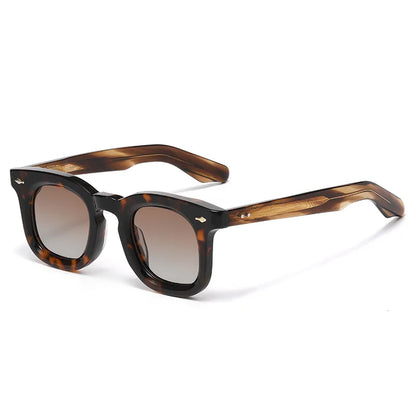 2025 Fashion Retro Handmade Acetate Women Polarized Sunglasses Outdoors UV Protection Men Sunglasses Support Prescription Lenses