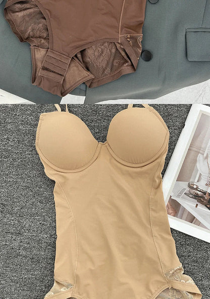 Women Corset Shapewear Bodysuit Tummy Control Tight Slimming body Shaper Bodysuit with Bras