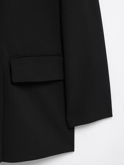 Women's Tailoring Blazers Straight Office Blazer for Women New in Outerwears Casual Blazer Woman Long Sleeve Lady Jackets