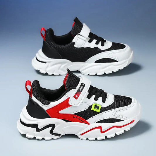 Boys' Summer Mesh Breathable Sneakers Anti-Skid Outdoor Tennis Shoes for Children Sport Running Size 28-39