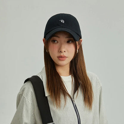 Unisex RH Letter Embroidery Baseball Cap Men Women Summer Casual Hat Outdoor Shade Adjustable Hip Hop Streetwear Trucker Hats