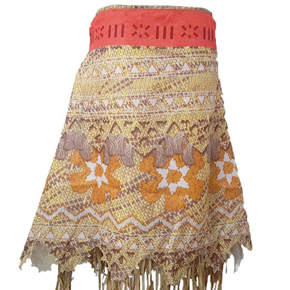 NEW Moana Episode 2 Movie Costume Princess Vaiana Role Play Dress Girls Carnival Outfit Toddler Polynesian Beach Dress