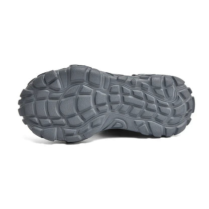 Kids Closed-Toe Sandals, Non-Slip Breathable Outdoor Sport Sandals for Boys, Adjustable Strap Hiking Beach Shoes for Summer