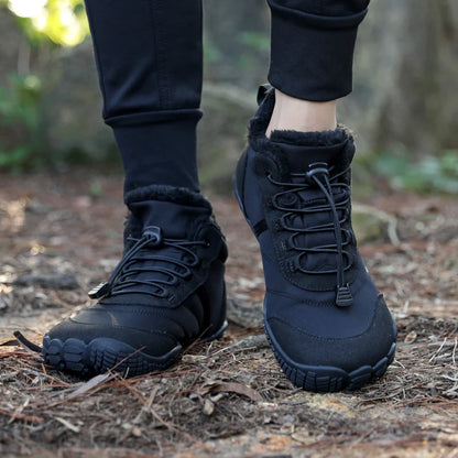 VENOCON PINGKEE Wide ToeBox Barefoot Casual Shoes Men Women Minimalist Winter Snow Thermal Feet Boots Sneakers Footwear Man