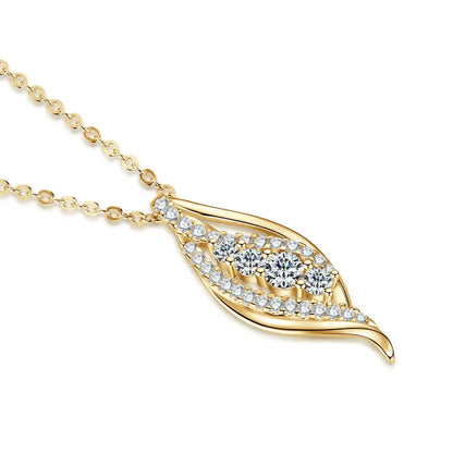 Multi-size Moissanite Pendant Necklace Chains for Women 925 Sterling Silver Wedding Fine Jewelry Gifts with Certificate