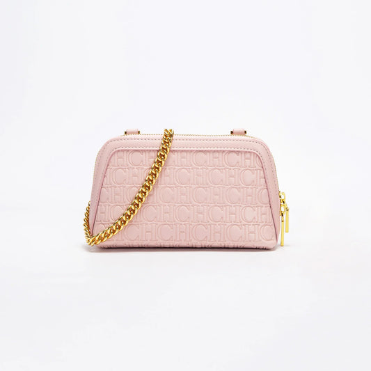Solid Color Versatile Letter Print Design Exquisite Fashionable and Minimalist 2024 Seasonal New Women's Chain Shoulder Bag