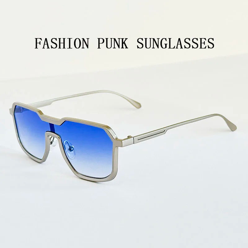 2025 Punk Sunglass Men Vintage Metal Square Steampunk Sunglasses Women Retro Luxury Fashion Glasses Gafas De Sol Hombre Okulary