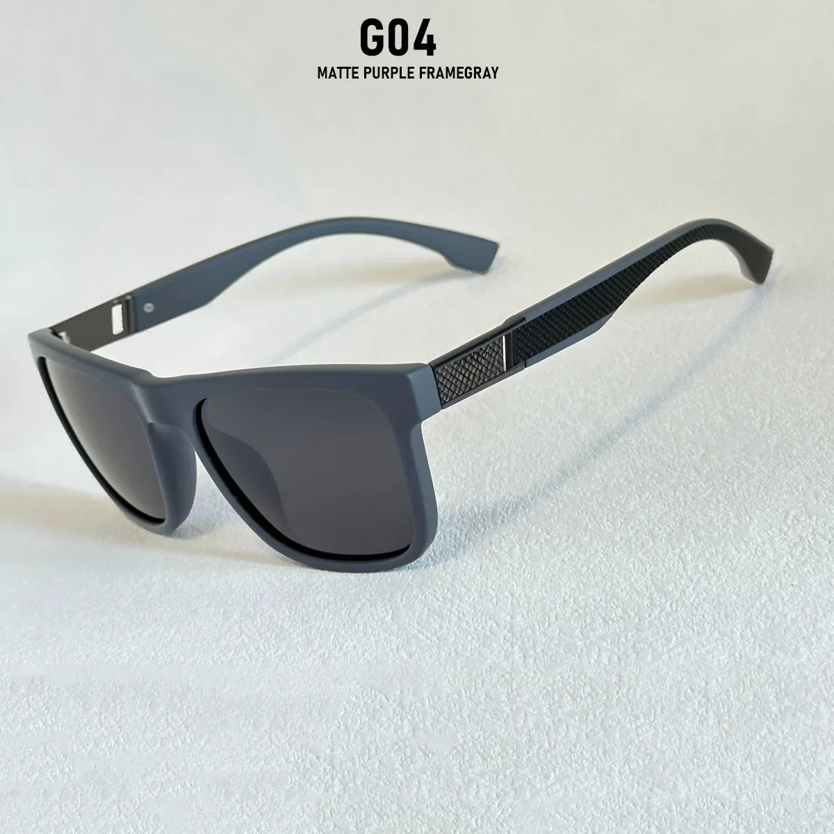 Vintage Retro Polarized Sunglasses For Men Vacation Square Sunglass Women UV400 Protection Fashion Glasses Gafas De Sol Hombre