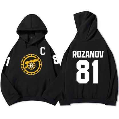 Shane Hollander 24 Llya Rozanov 81 Scott Hunter 21 Sweatshirt Heated Rivalry TV Hoodies Montreal Metros Boston Raiders Clothing