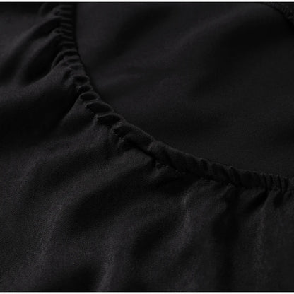 Elegant Ribbon Halter Dress Women Solid Off Shoulder Sleeveless Backless Slim Maxi Dresses 2025 Summer Autumn Party Robes Lady