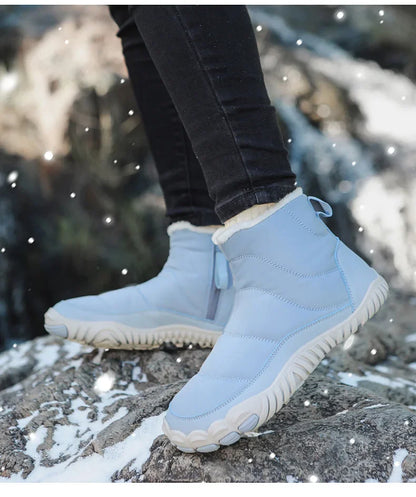 Cotton Boots Men/women Large Size 47 Waterproof Snow Boots Winter Warm  Comfort Zipper Anti Cold Non-slip Cotton Boots