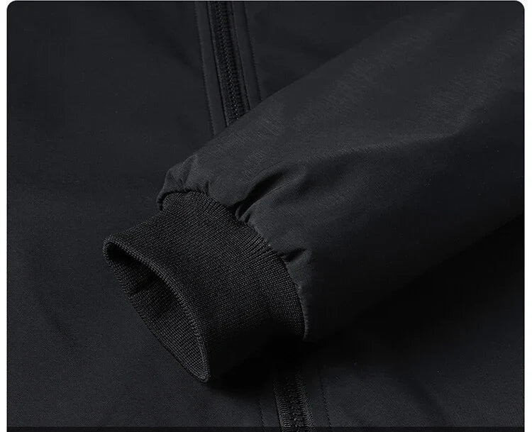 Plus Size 8xl Jacket for Men 2026 Thick Stand Collar Solid Winter Jacket Men Waterproof Warm Business Casual Men Coats