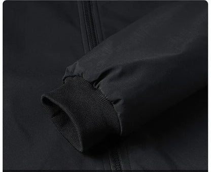 Plus Size 8xl Jacket for Men 2026 Thick Stand Collar Solid Winter Jacket Men Waterproof Warm Business Casual Men Coats