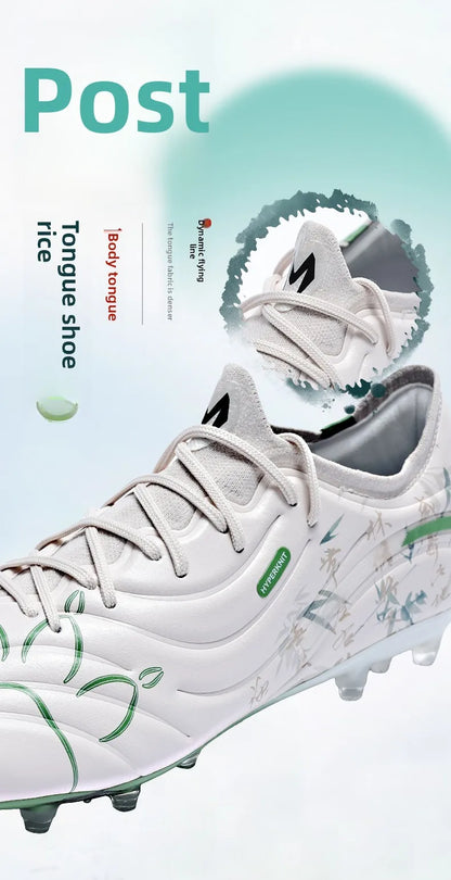 Men's Football Shoes Adult Mg Short Spikes Artificial Turf Training Football Boots Indoor Anti-slip Soccer Shoes