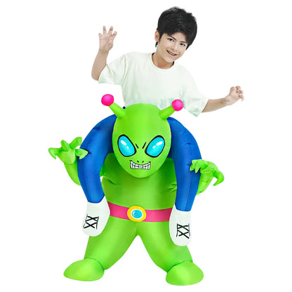 Kids Child Dinosaur Inflatable Costume Unicorn Dress Suits Anime Purim Halloween Party Cosplay Costumes for Boys Girls