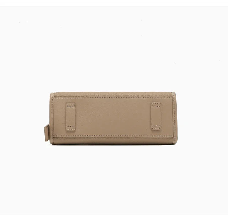 Women's Natural Cow Genuine Leather Shoulder Bags Ladies Retro Fashion Cowhide Crossbody Bag Female Casual Commuting Bag