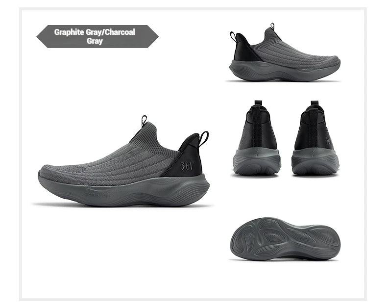 Lightweight Slip-On Men Running Shoes Breathable Mesh Upper Cushion Comfort Soft Soled Male Sneakers 672542215F