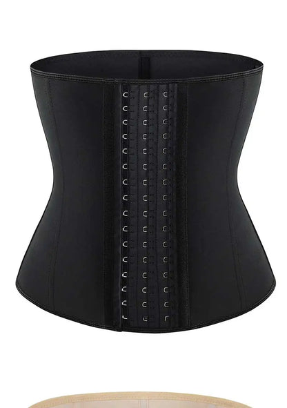Waist Trainer corset Latex Women Plus Size Waist Cinchers Body Shaper Tummy Control  Fajas Colombianas with Hooks Slimming Belt