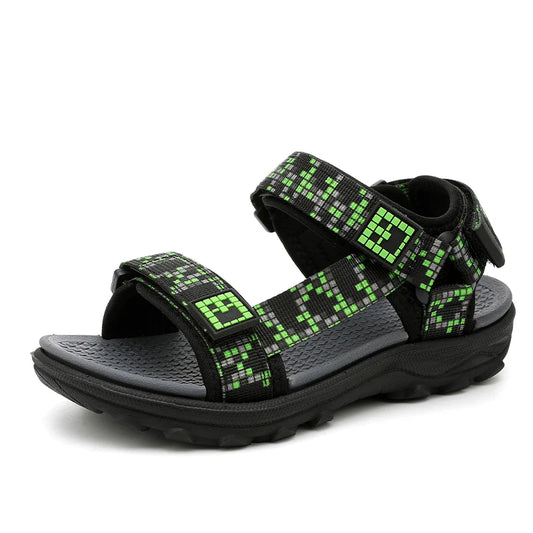 Fashion Kids Sandals Boy Soft Sole Non-slip Outdoor Breathable Walking Sandials Summer Children's Girls Beach Shoes