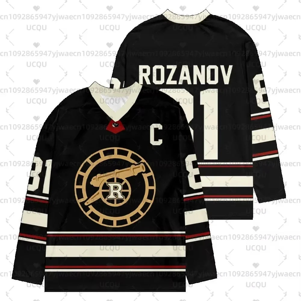 New Heated Rivalry Hockey Jersey Long Sleeves Tee Men's Women's Rozanov HOLLANDER T-shirts Unisex Tops Pullovers Fans Sweatshirt