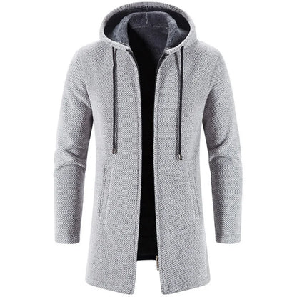 Autumn And Winter Cashmere Men's Cardigan Chenille Outer Sweater Coat Windbreaker Solid Color Fashion Clothing