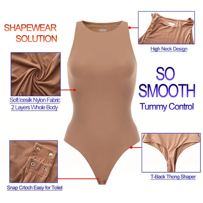 Female Underwear Belly Reducing Shapewear Tank Top Open The Crotch Lift The Buttocks Seamless Bodysuit Women