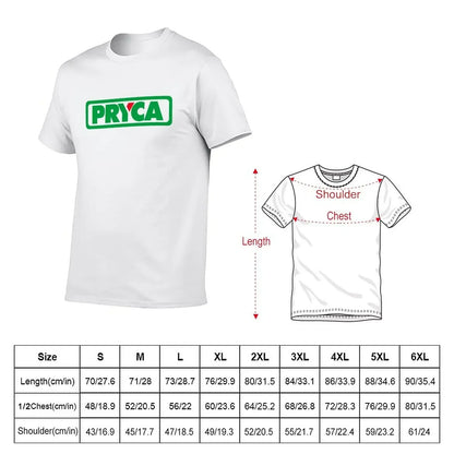 New Pryca T-Shirt kawaii clothes customs design your own outfits for men