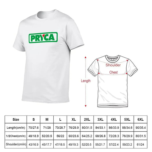 New Pryca T-Shirt kawaii clothes customs design your own outfits for men