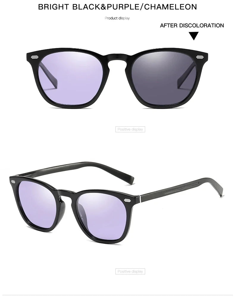 Aluminum Polarized Sunglasses Women Men Photochromic Sun Glasses UV400 High Quality Chameleon Driving Goggles Eyewear Gafas