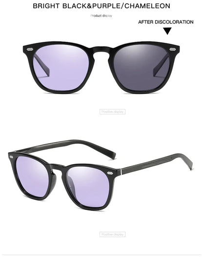 Aluminum Polarized Sunglasses Women Men Photochromic Sun Glasses UV400 High Quality Chameleon Driving Goggles Eyewear Gafas