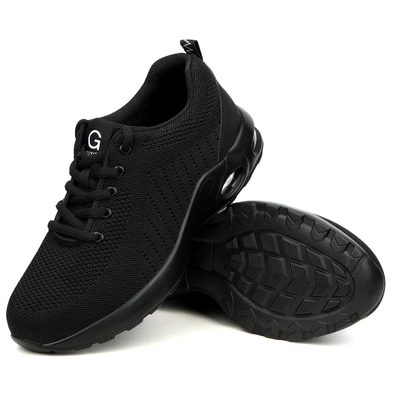 35-50 Air Cushion Working Shoes For Men Anti-Smashing Steel Toe Puncture Proof Construction Safety Shoes Sneakers Male Footwear