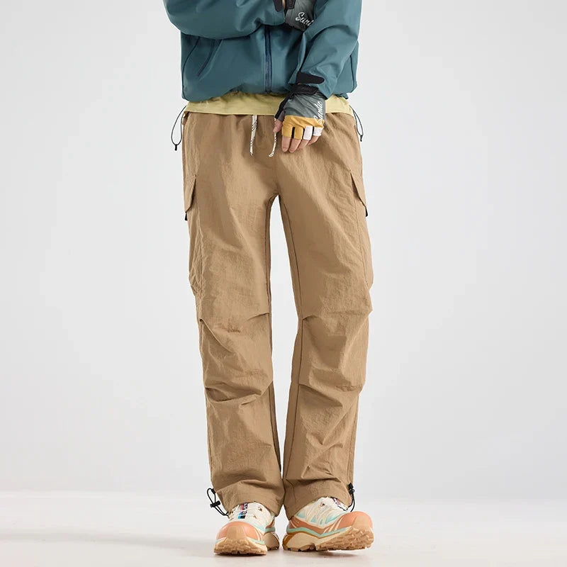 Men's Water-repellent Hiking Pants Scratch Resistance Fashion Cargo Pants Breathable Trousers Fishing Camping Pants
