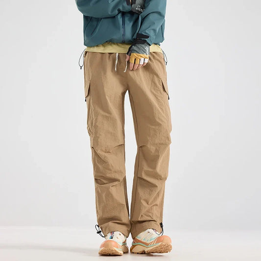 Men's Water-repellent Hiking Pants Scratch Resistance Fashion Cargo Pants Breathable Trousers Fishing Camping Pants