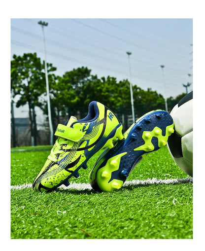 New Men Kids Professional Soccer Shoes Grass Boys Ultralight Football Boots Match Training Shoes Cleats Non-Slip Drop Shipping