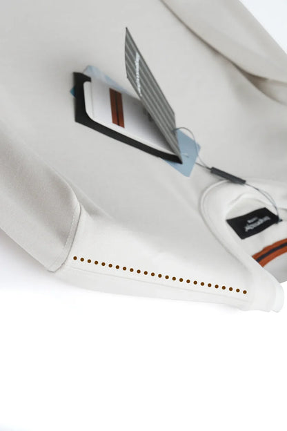 Shape-Retention & Pilling-Resistant Long-Sleeve Tee: Contrast Collar Design + Stretchy Fit Men's Undershirt