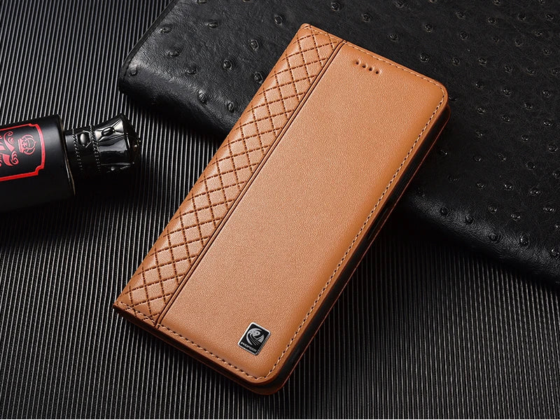 Napa Genuine Leather Case For Apple iPhone 7 8 X XS XR 11 12 13 14 15 16 17 Pro max Plus Phone wallet Flip Cover Cases
