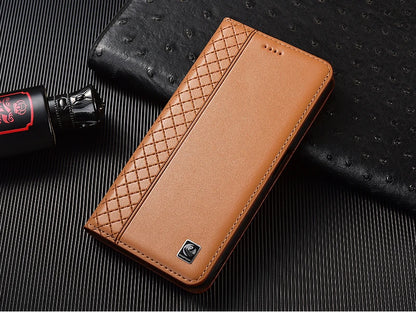 Napa Genuine Leather Case For Apple iPhone 7 8 X XS XR 11 12 13 14 15 16 17 Pro max Plus Phone wallet Flip Cover Cases