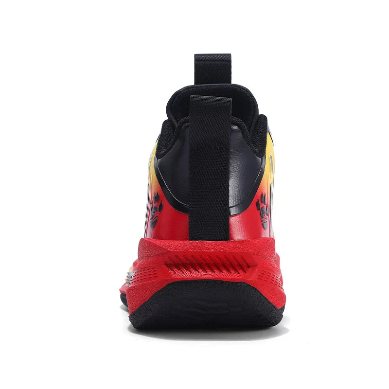 Children‘s Basketball Shoes Non-slip Breathable Basketball Training Sneakers Lace-up Boys Girls Sports Shoes Kids Athletic Shoes