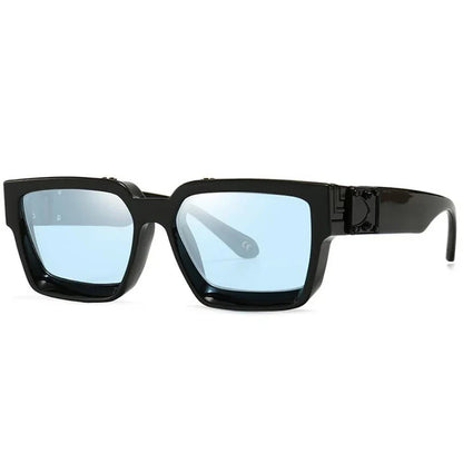 Cycling Brand Rectangle Sunglasses Men Women Luxury Shades Retro Square Sun Glasses Eyewear Trend Punk Eyeglasses For Male