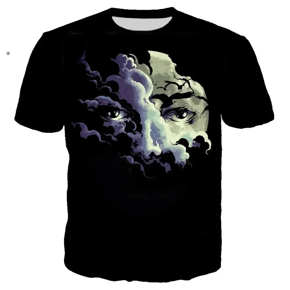 Michael Jackson Printed 3D T-shirt Unisex Summer Casual Streetwear Hip Hop Short Sleeve Fashion Harajuku Oversized Tops