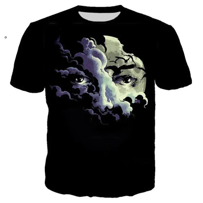 Michael Jackson Printed 3D T-shirt Unisex Summer Casual Streetwear Hip Hop Short Sleeve Fashion Harajuku Oversized Tops