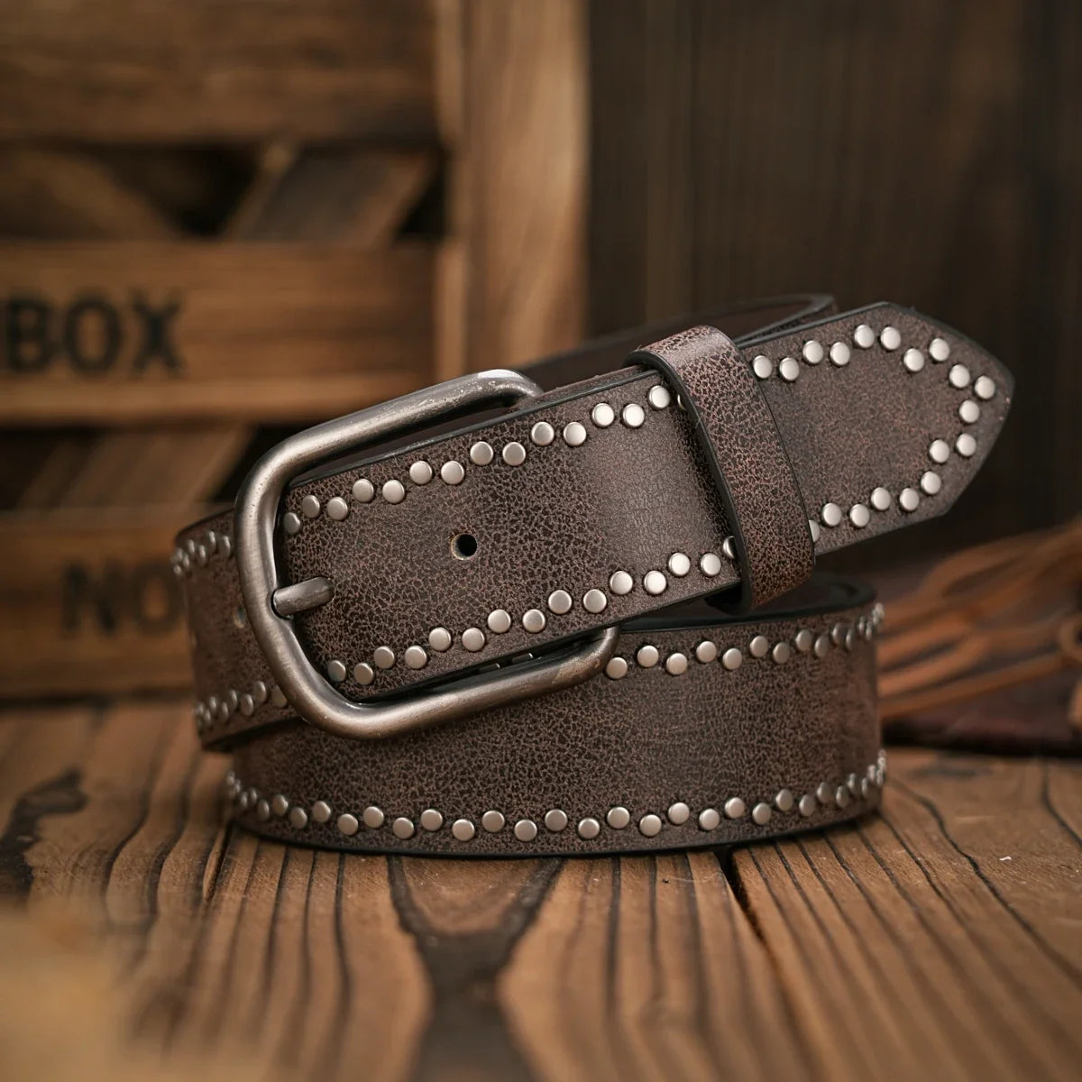 Vintage and fashion collision! PU leather alloy buckle waistband, for both men and women, to create a personalized western style