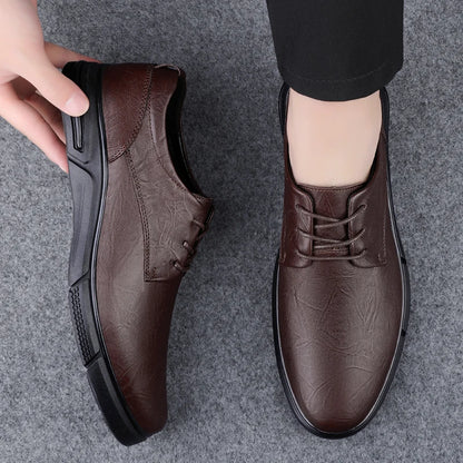 Casual Fashion Sports Shoes Social Elegance Trendy Footwear Spring Autumn Flat Formal Leather Shoes Men Business Oxfords Shoes