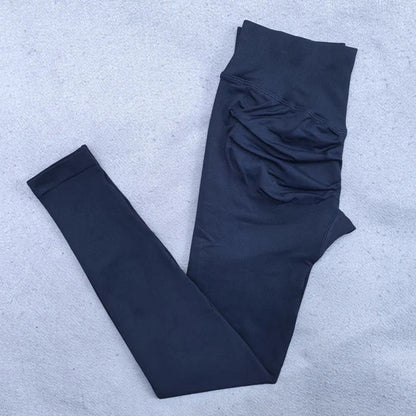 Legging Set Seamless Yoga Set Women Sportswear Scrunch Bum Gym Leggings Halter Sports Bra 2 Piece Workout Clothes