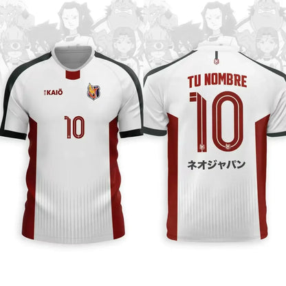 Japan Soccer Anime Men T shirt Jersey Inazuma Eleven Kaio Boys Girls Clothes Sports Casual Quick-Drying Oversized Daily Training