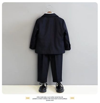 Kids 1 Year Black Birthday Dress Baby Boys Beautiful Photograph Suit Children Wedding Performance Piano Party Blazer Tuxedo Wear