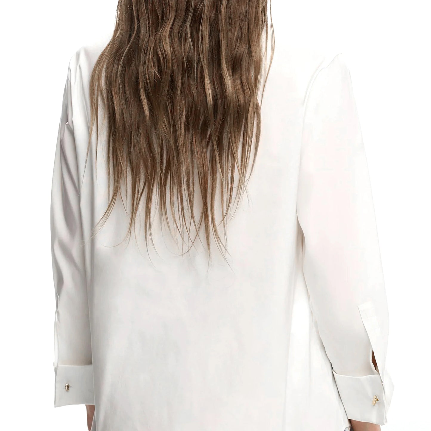 Women's Temperament Embroidery Lapel Tops single-breasted Commuter Long Sleeve Shirt Summer Casual Tops
