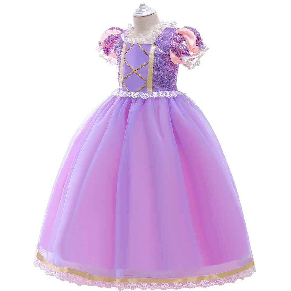 Halloween Costume for Girls Carnival Cosplay Kids Clothes Party Birthday Princess Dress Lace Wedding Christmas Costumes