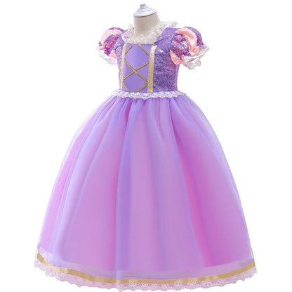 Halloween Costume for Girls Carnival Cosplay Kids Clothes Party Birthday Princess Dress Lace Wedding Christmas Costumes
